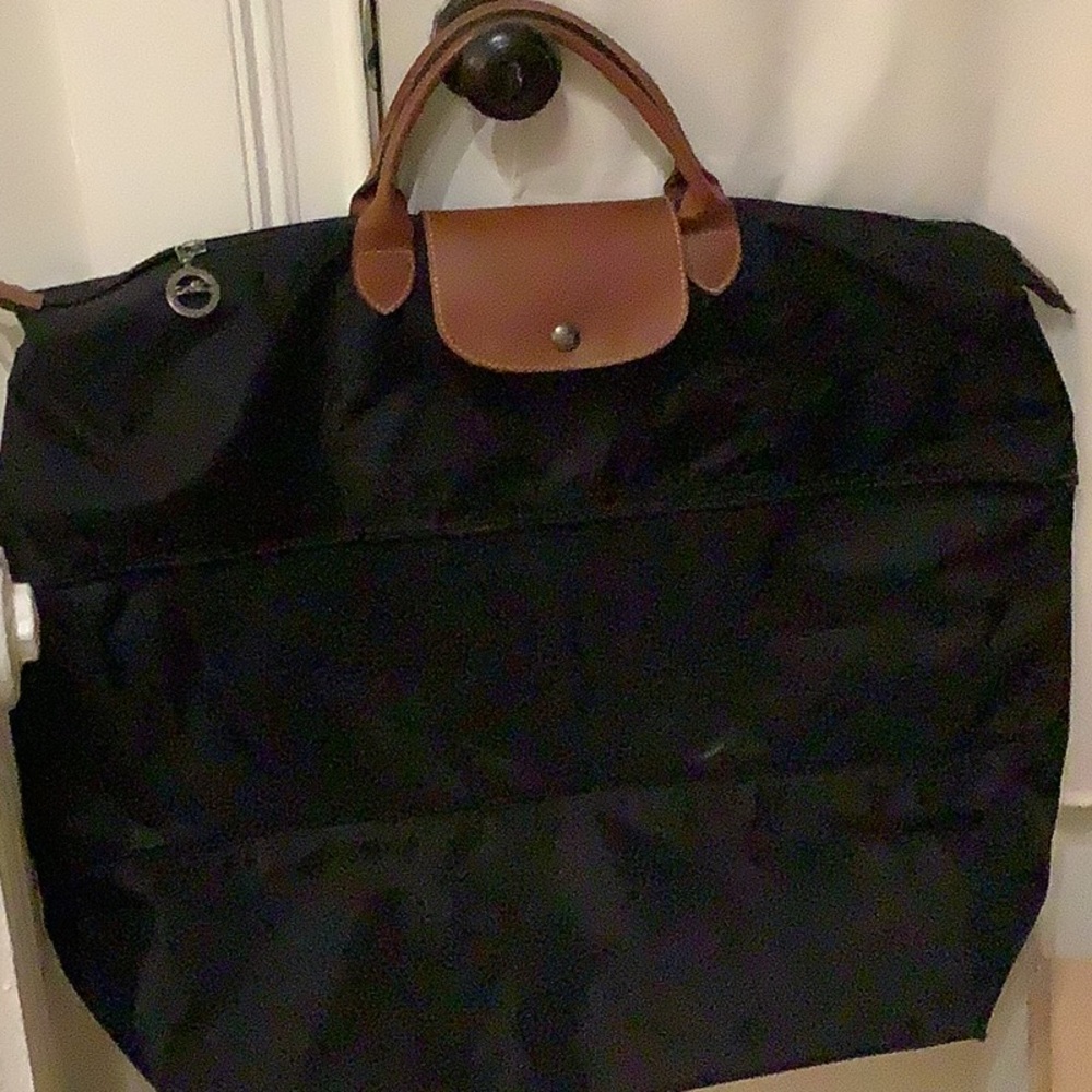 Brown Leather Men's travel bag